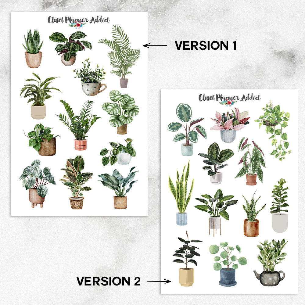 Plant Lovers Planner Stickers Versions (MGB-JUL22)