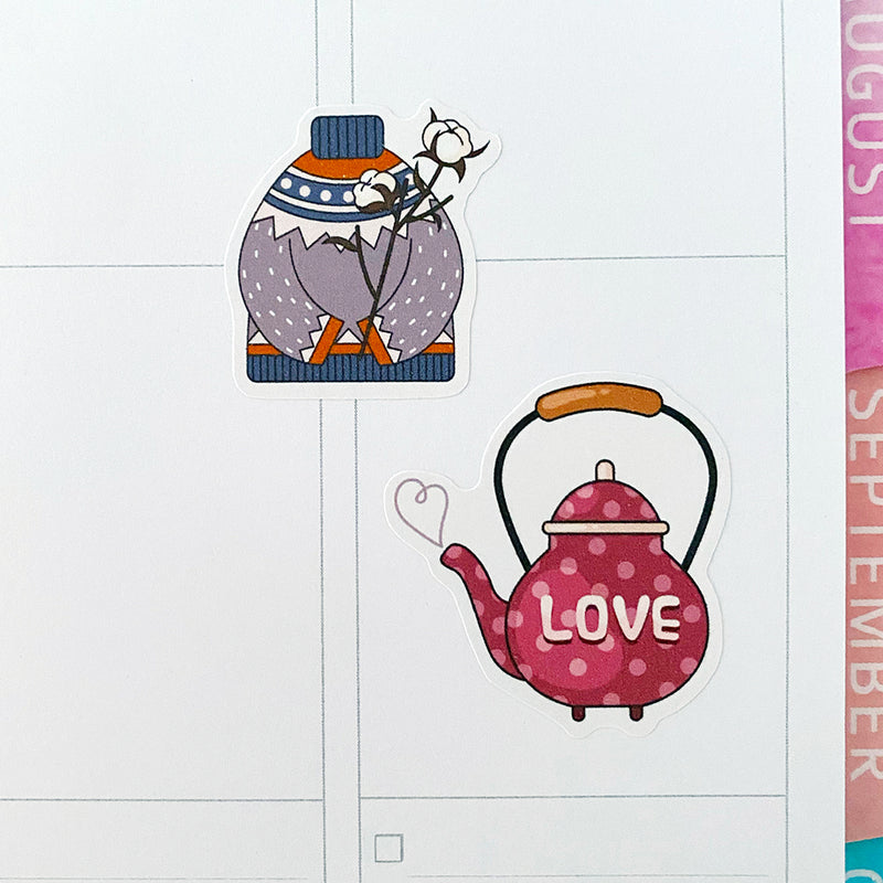 Cosy Sweater Weather Planner Stickers by Closet Planner Addict (MGB-JUNE21)