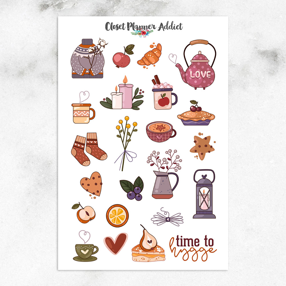 Cosy Sweater Weather Planner Stickers (MGB-JUNE21)