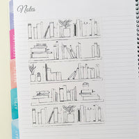Book Lovers and Reading Quotes Planner Stickers by Closet Planner Addict (MGB-MAY21)