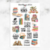 Book Lovers and Reading Quotes Planner Stickers (MGB-MAY21)