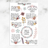 Christian Bible Verses and Scriptures Planner Stickers (MS-013)