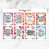 Christian Bible Verses and Scriptures Planner Stickers (MS-028)