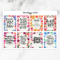 Christian Bible Verses and Scriptures Planner Stickers (MS-028)