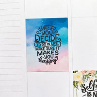 Motivational & Inspirational Quotes Planner Stickers by Closet Planner Addict (MS-039)