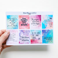 Motivational & Inspirational Quotes Planner Stickers (MS-010)