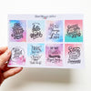 Motivational & Inspirational Quotes Planner Stickers (MS-031)