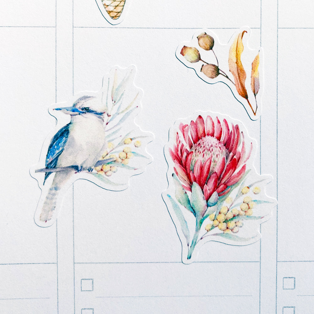 Australian Flora and Fauna Planner Stickers by  Closet Planner Addict (MGB-OCT20)