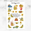 Bloom with Grace Sunflowers Planner Stickers (MGB-OCT21)
