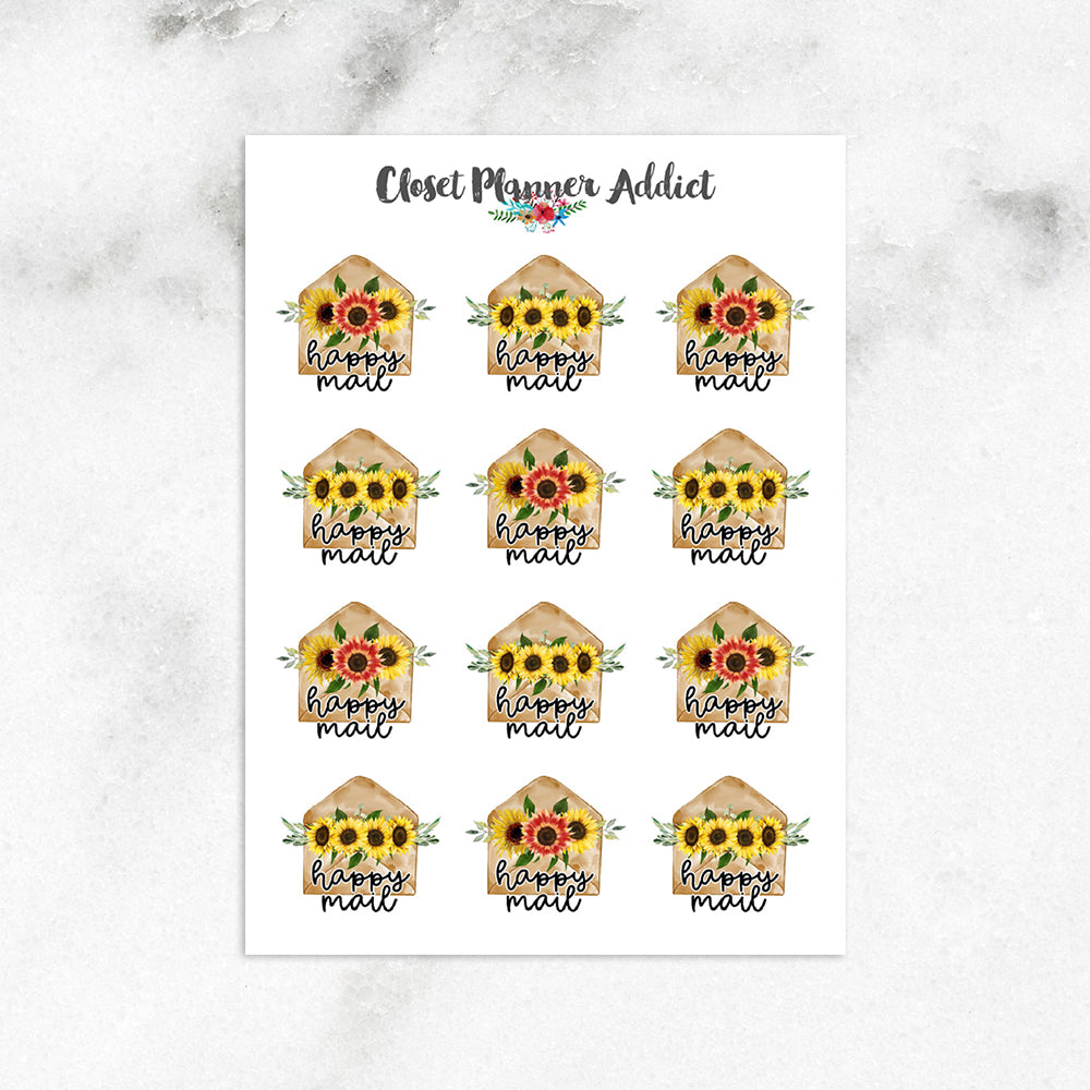 Bloom with Grace Sunflowers Planner Stickers (MGB-OCT21)