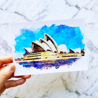 Sydney Opera House Postcard by Closet Planner Addict (PC-009)