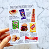 Australian Food Icons Part 2 Postcard by Closet Planner Addict (PC-011)