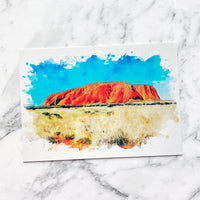Uluru / Ayers Rock Postcard | Australian Postcard by Closet Planner Addict (PC-013)