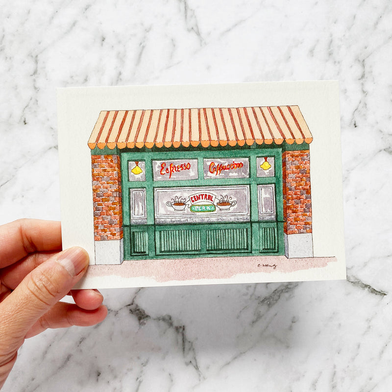 F.R.I.E.N.D.S. Central Perk Postcard | Friends TV Show Postcard by Closet Planner Addict (PC-016)