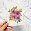 Floral Bouquet Postcard by Closet Planner Addict | Watercolour Florals Postcard (PC-018)