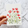 Poppies Postcard by Closet Planner Addict | Watercolour Postcard (PC-022)