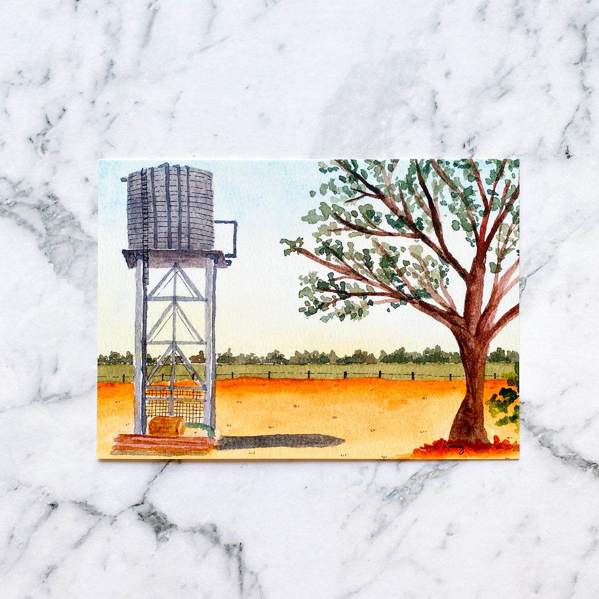 Australian Outback Postcard by Closet Planner Addict