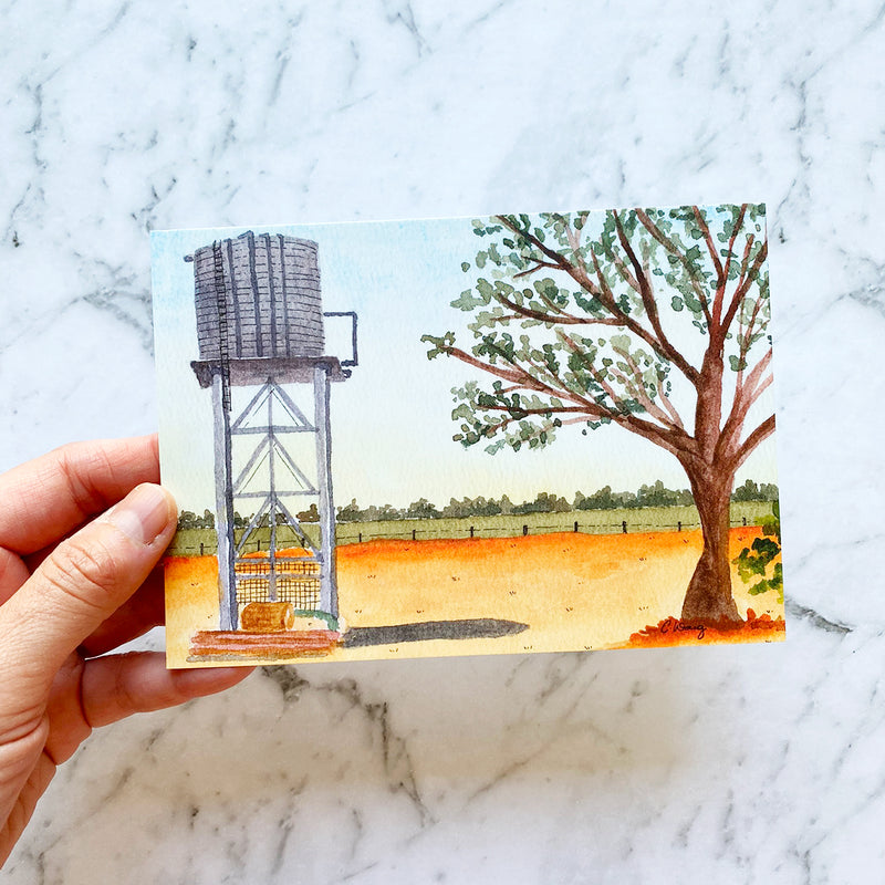 Australian Outback Postcard by Closet Planner Addict