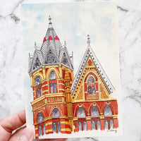 The Rialto Intercontinental Melbourne Postcard by Closet Planner Addict | Australian Architecture (PC-034)