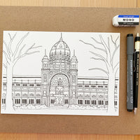 Royal Exhibition Building Melbourne Australia Postcard (PC-005)