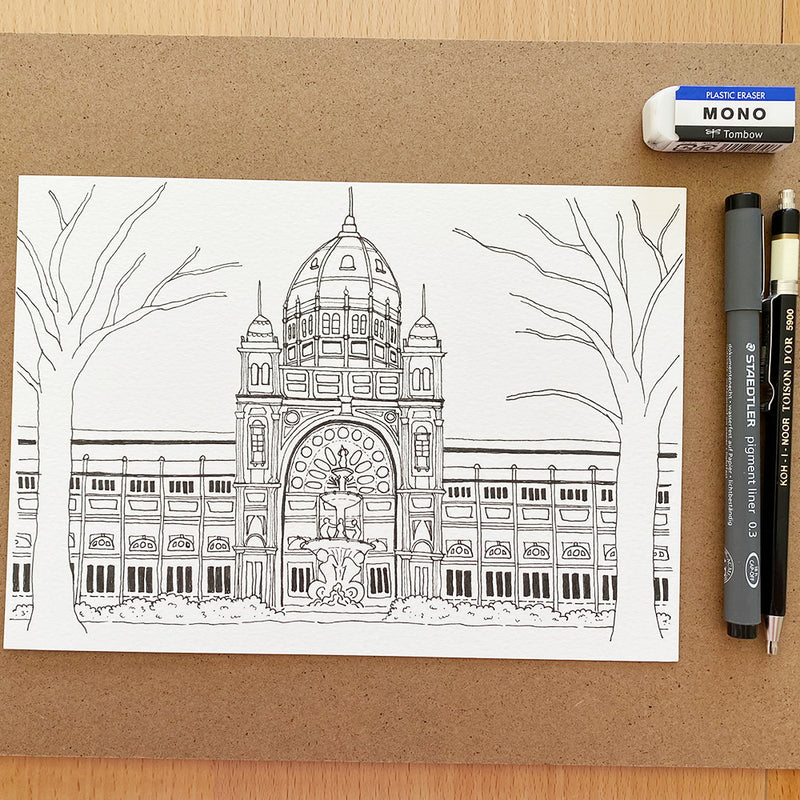 Royal Exhibition Building Melbourne Australia Postcard (PC-005)