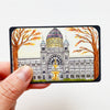 Royal Exhibition Building Melbourne Travel Card Vinyl Stickers by Closet Planner Addict