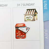 Keep in Touch Happy Mail Planner Stickers by Closet Planner Addict (MGB-SEPT21)