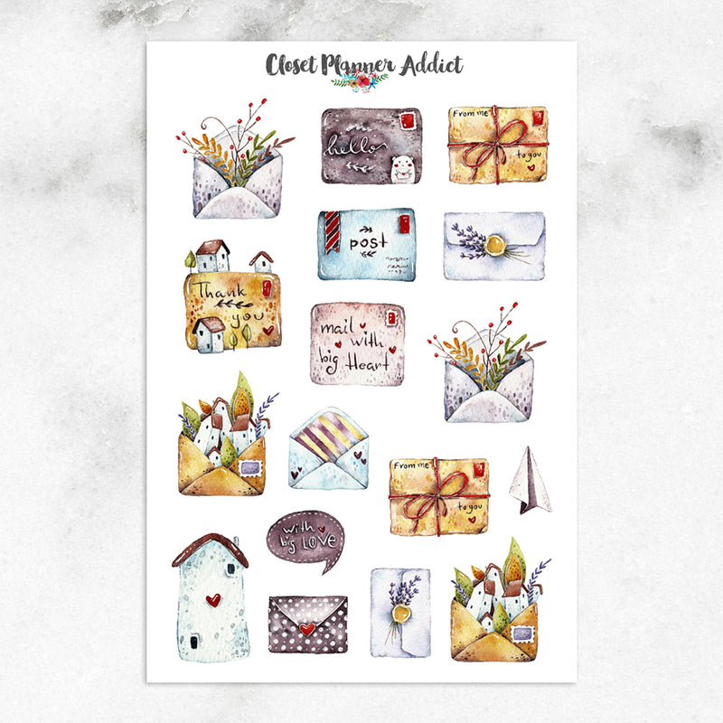 Keep in Touch Happy Mail Planner Stickers (MGB-SEPT21)