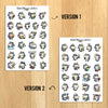 Cute Unicorns Planner Stickers (S-393)